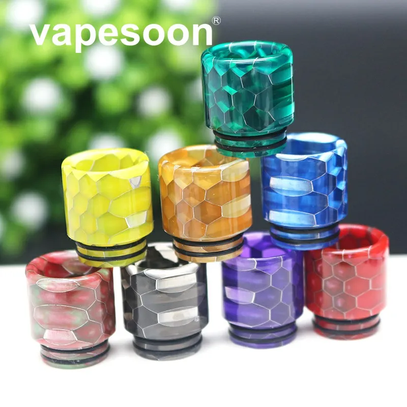 Vapesoon Смола 810 капельный наконечник для RDA распылитель с широким отверстием