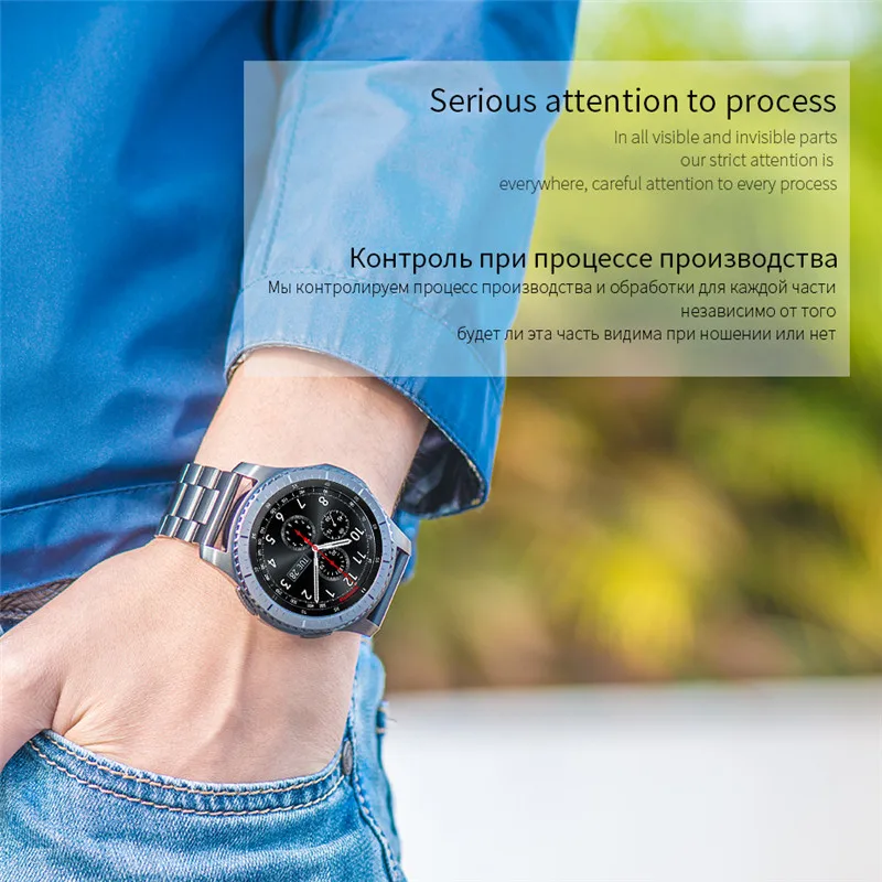 Браслет HOCO для Samsung Galaxy Watch 46 мм из нержавеющей стали 316L с красивой