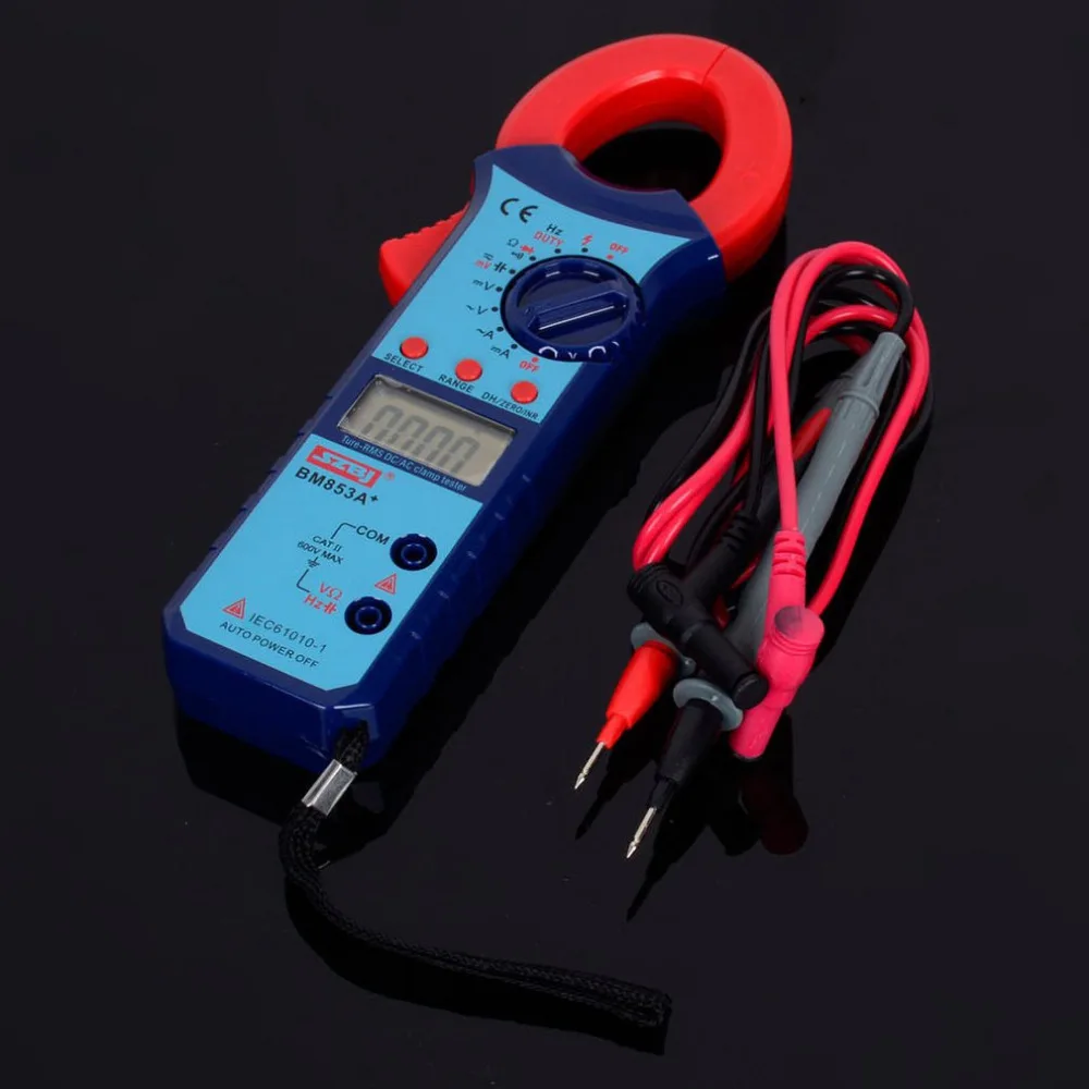 BM853A+ Digital Clamp Meter LCD Multimeter Current Pincers Voltmeter Ammeter Ohm Voltage Tester | Инструменты