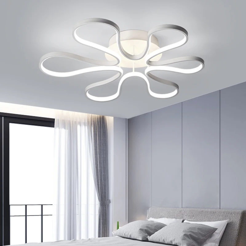 Современная Люстра для гостиной спальни столовой интерьер из алюминиевого