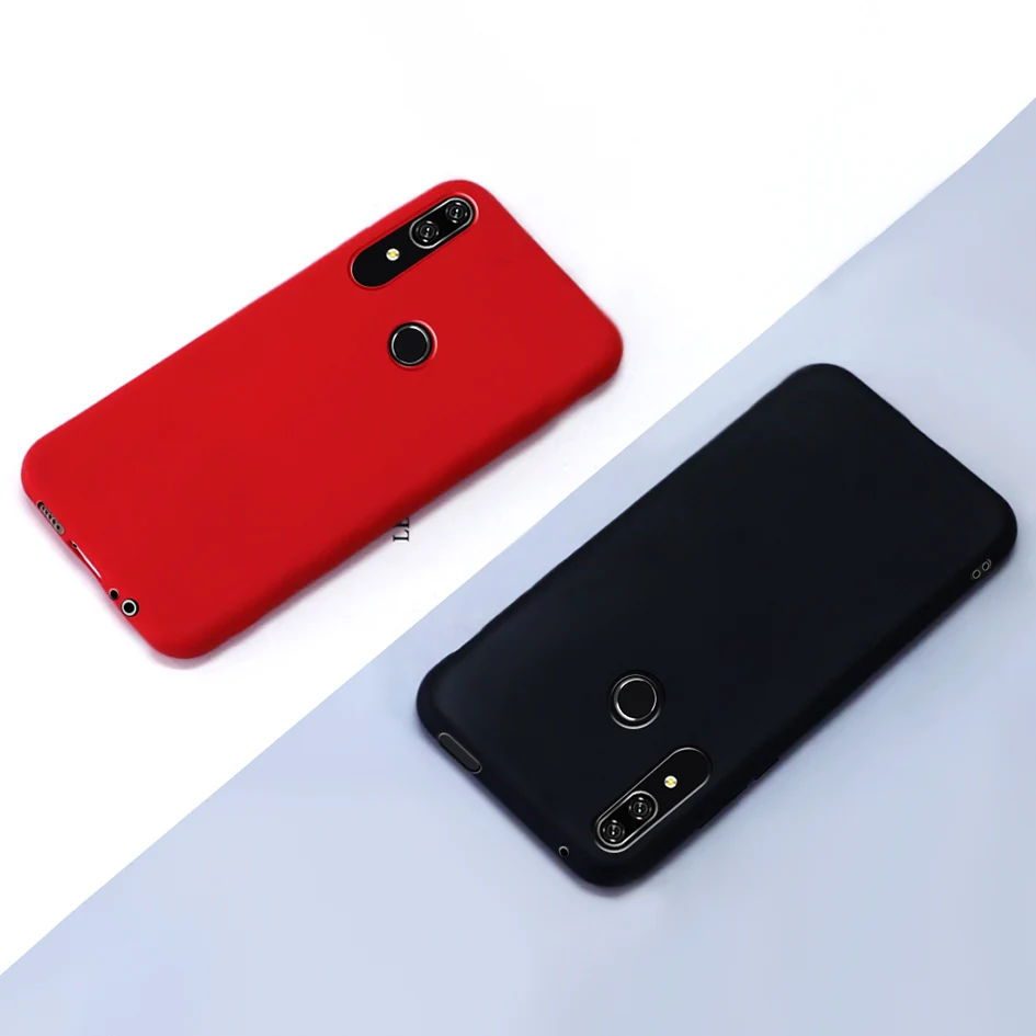 Чехол для Huawei P Smart Z силиконовый чехол с защитой от отпечатков пальцев мягкий