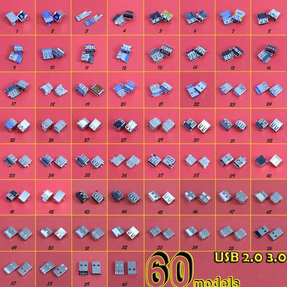 ChengHaoRan 60 моделей USB разъем 2 0 и 3 порт для ноутбука Lenovo Acer Samsung Dell HP Toshiba Sony|usb jack|hp