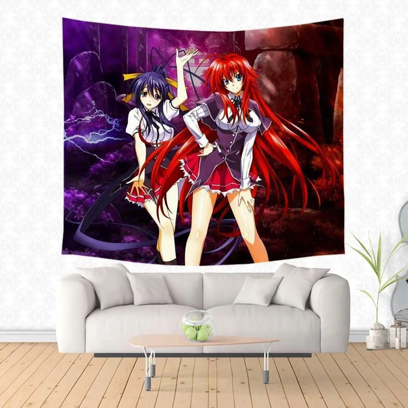 Средняя школа DXD дизайн настенный гобелены йога коврики постельные покрывала кровать простыни дома декоративные гобелены пляжные полотенца