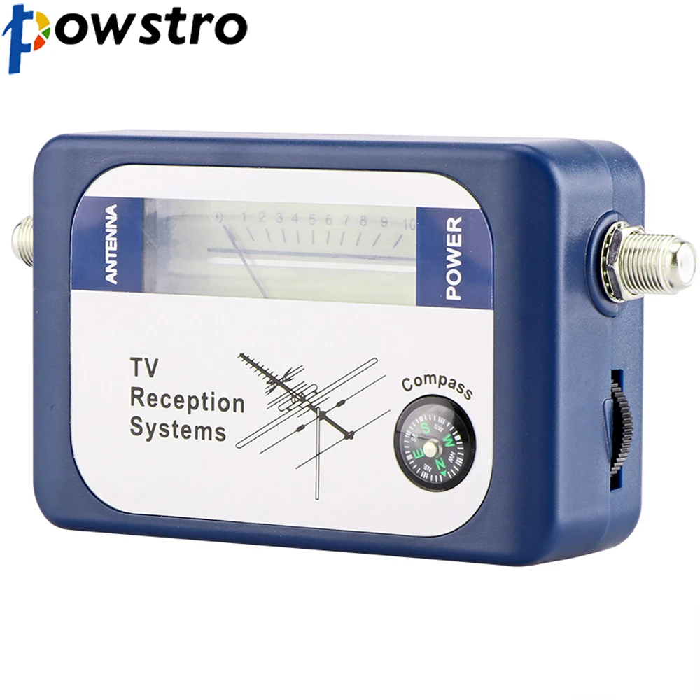 Powstro DVB T локатор цифровой спутниковый датчик Сигнала Антенна ТВ приемник с