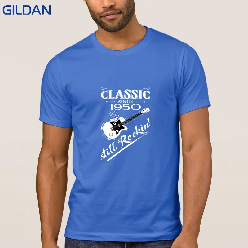 Новый Стиль Классический с 1950 года все еще Rockin Футболка короткий рукав Camiseta