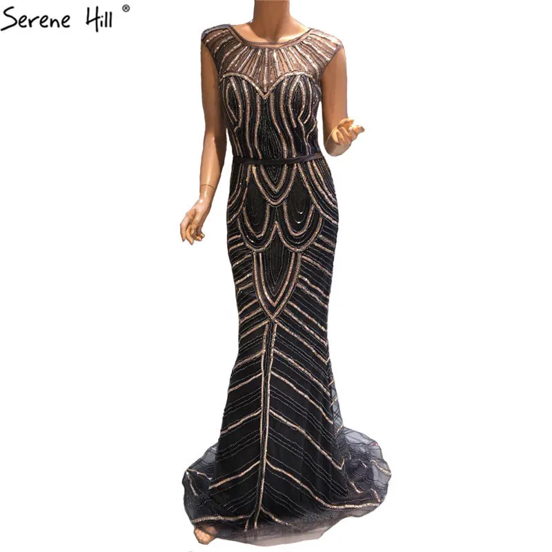 Дубай Дизайнер Русалка Роскошные Новые Вечерние платья 2019 без рукавов