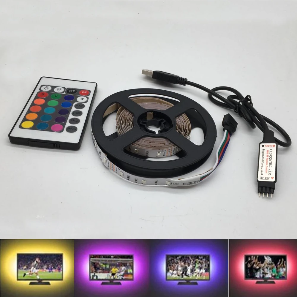 Светодиодная лента RGB/белая/теплого белого цвета 5 В 1/2/3/4 м|Светодиодные ленты| |
