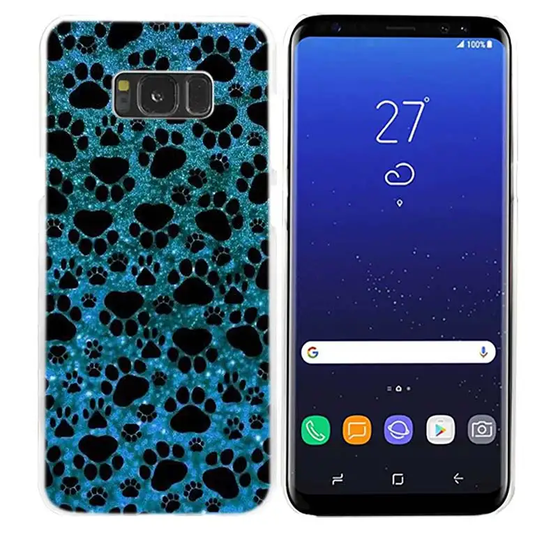 08 Чехол для телефона с изображением собачьей лапы для samsung Galaxy M20 M10 S10 S9 S8 Plus S7 S6 Edge Note 8 9 Жесткий пластиковый Чехол - Цвет: 08