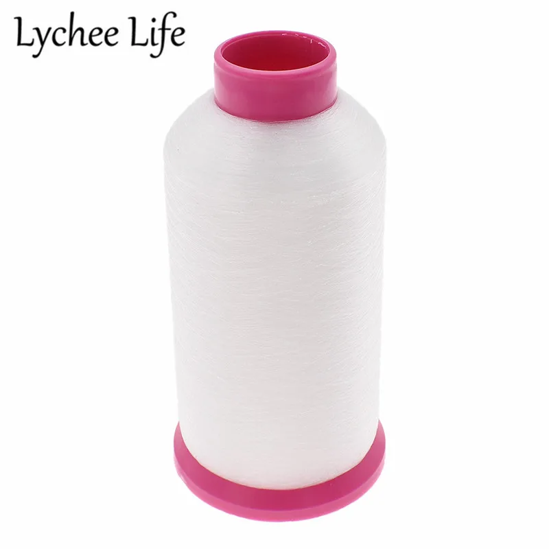 Lychee Life, прозрачная нейлоновая нить для шитья, сделай сам, ручная работа, швейные нитки, простой стиль, для дома, комнаты, швейная ткань, аксессуары