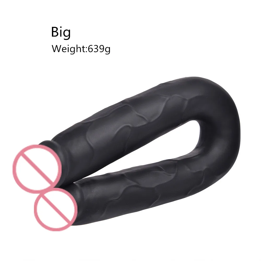 Большой и маленький черный двухсторонний пенис лесбийский Массаж точки G