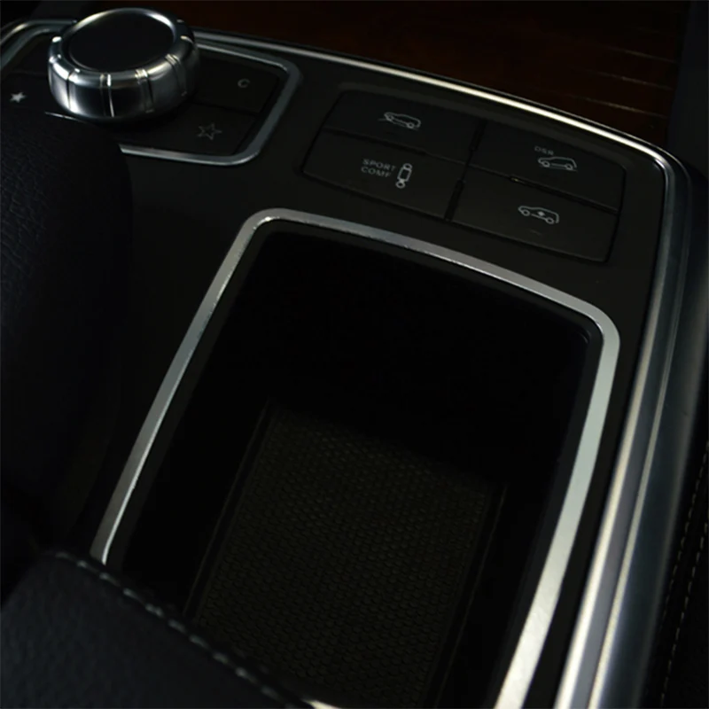 Фото Автомобильный Стайлинг, наклейки для салона автомобиля, панель управления салона, Крышка центральной консоли, Авто Накладка для Mercedes benz GLE ML... №4