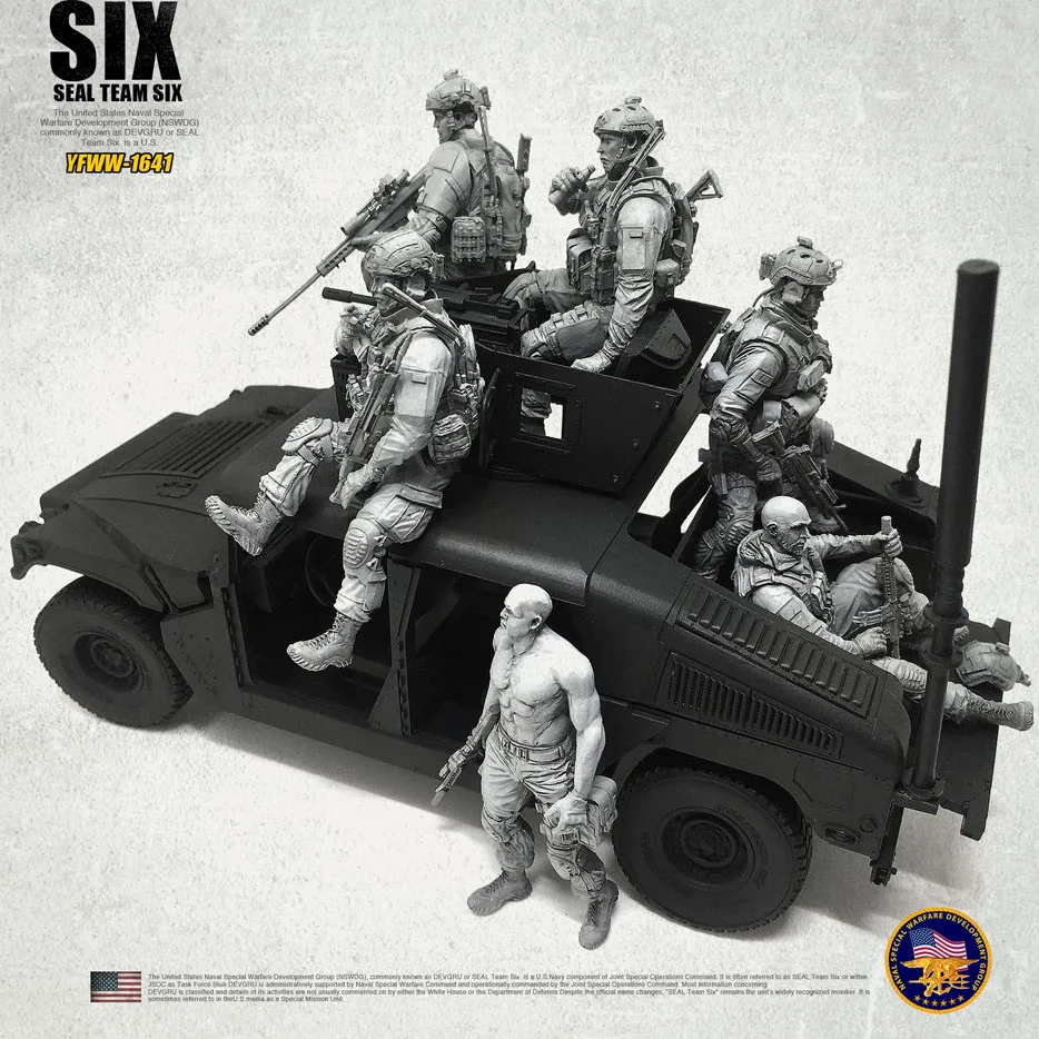 1/35 автомобиль армии США уплотнения шесть команд специальный Солдат Смола Солдат модель(за исключением автомобиля) предпродажа 1641