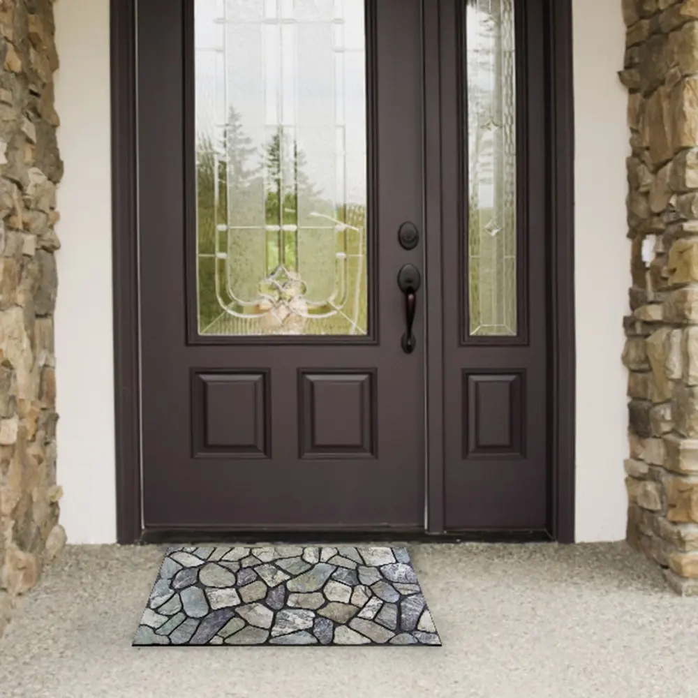 Серый Каменный дверной коврик 18 дюймов на 30 дюймов|stone door mats|door matmat mat |