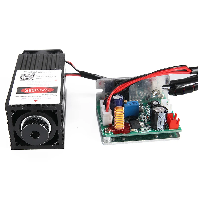 

ICROATO 1w/2.5w/5.5w/7w/10w/15w high power laser module laser engraving and cutting TTL module laser tube+googles