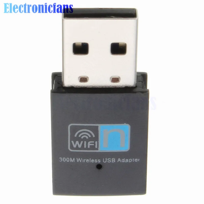 Мини беспроводной USB Wi Fi Wlan адаптер 300 Мбит/с 802 11 b/g/n 20dBm сетевой LAN ключ поддержка