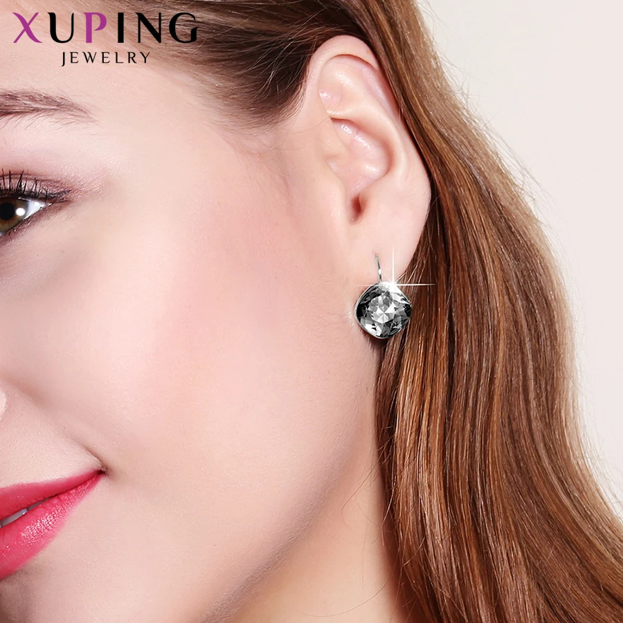 Xuping новые ювелирные изделия обруч женские серьги кристаллы от Swarovski особый, популярный старинные вечерние подарки M73/M74/M75-20354