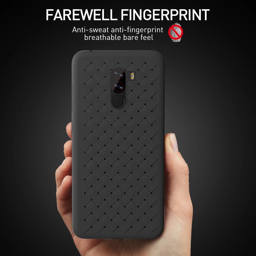 KEYSION супер мягкий чехол для телефона Xiaomi Pocophone F1 роскошные тканевые чехлы Poco