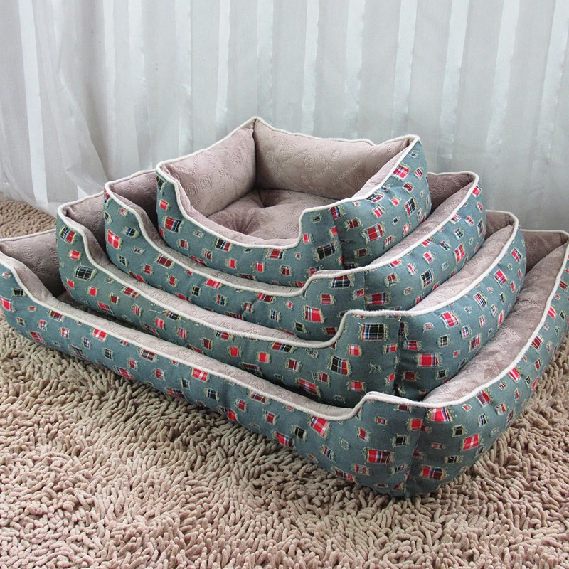 4 Sizes Pets House Pet Beds Plus Size Dogs Warm Soft Dog High Quality PP Cotton For Small Medium Large Cats | Дом и сад