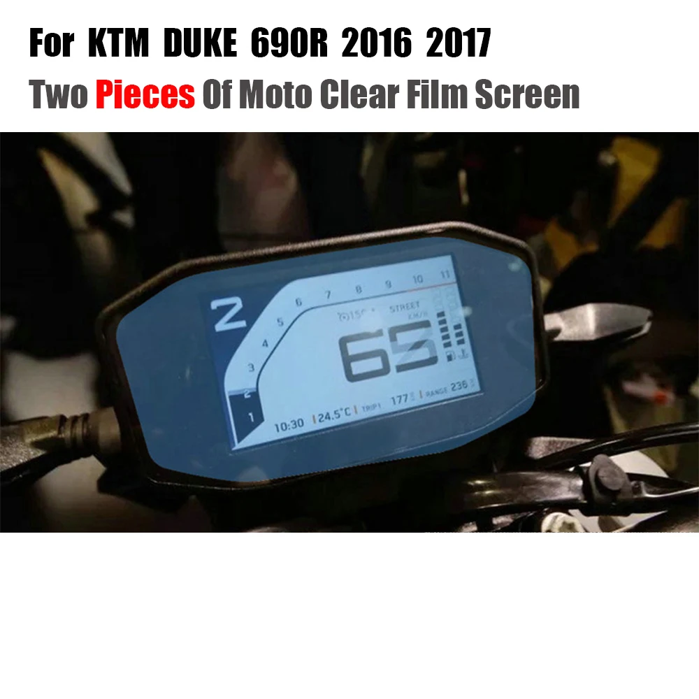 JMCRider защитная пленка на экран для KTM Duke 690 DUKE R 2016 2017|Накладки и декоративные