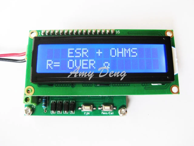 ESR конденсатор линейный детектор тестер метр + milliohmmeter | Электронные компоненты и