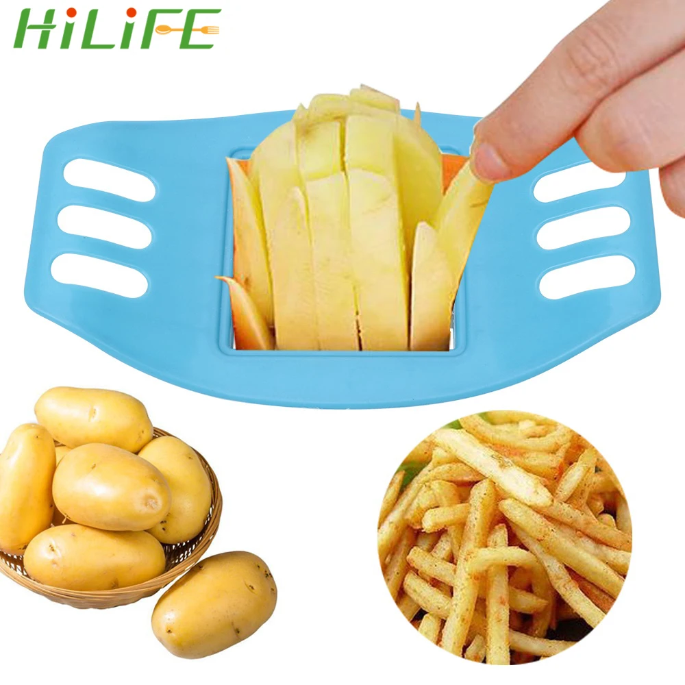 HILIFE нож для резки картофеля и овощей резак французский жарки измельчитель чипы