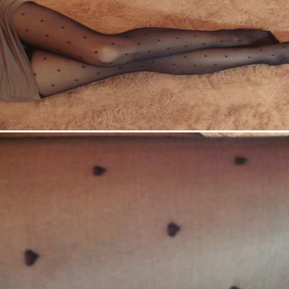 Сексуальные женские длинные чулки милые супер тонкие леггинсы с рисунком сердца