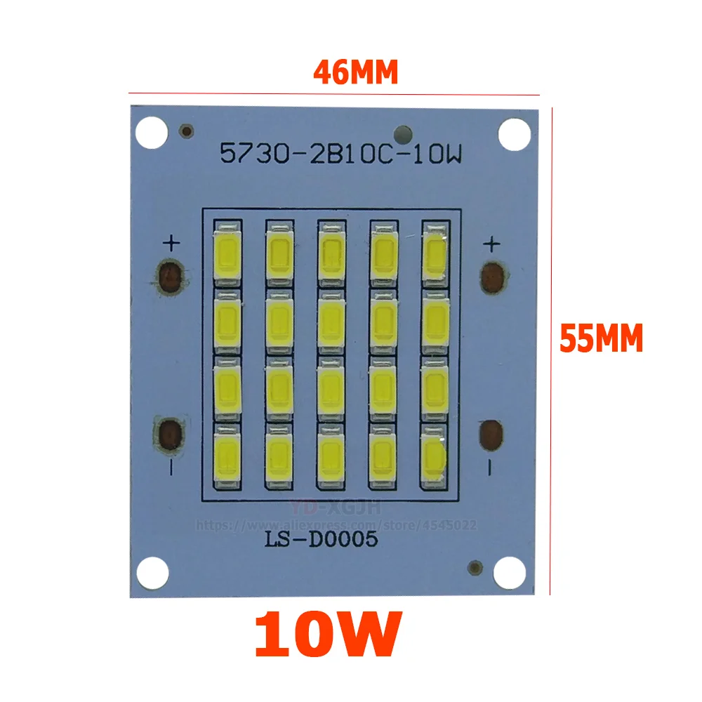 2 шт./лот 10 Вт SMD5730 светодиодный светильник DC30-48V светодиодный pcb прожектор pcb алюминиевая панель источника лампы для наружного освещения