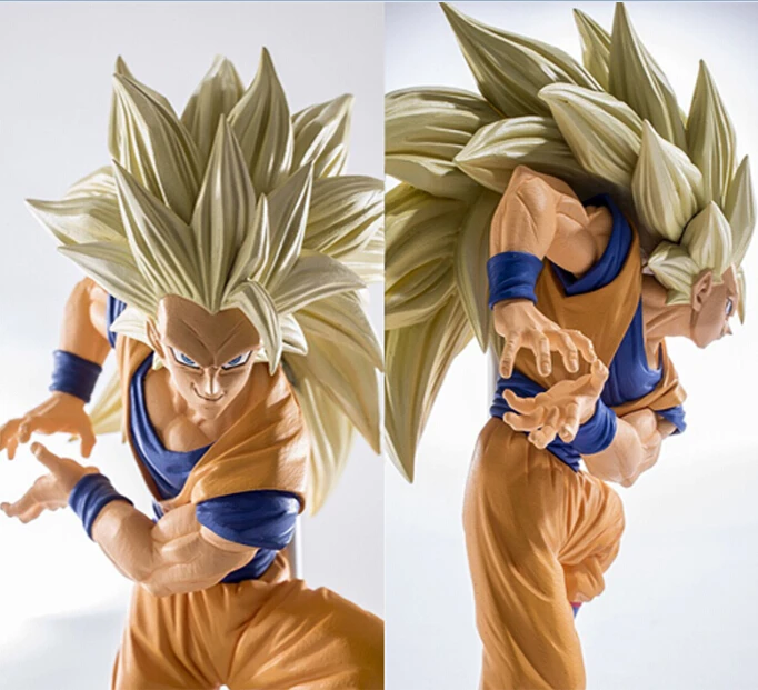 20 см dragon ball Супер saiyan три боевой урон Edition Сон Гоку какаротто фигурку игрушечные