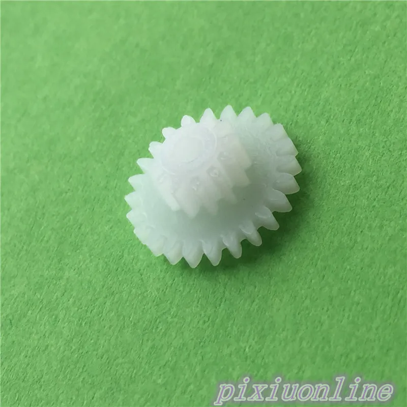 10 шт. K056Y 24122B Пластик двухэтажные снижение Шестерни DIY игрушки Робот Запчасти