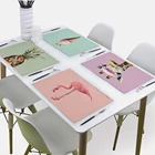 Салфетка для стола с изображением животных из мультфильмов