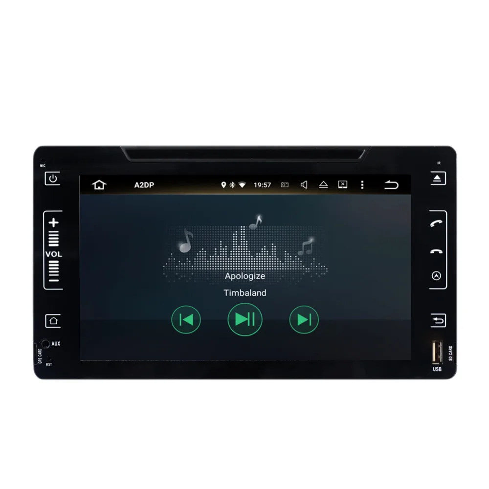 Android 8 0 Восьмиядерный автомобильный CD DVD мультимедийный плеер для Toyota Fortuner Innova Auris