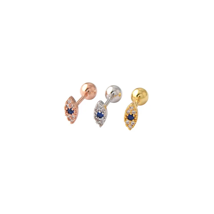 Новые 20 г циркон серьги, Надеваемые На ушной хрящ/Tragus Пирсинг/тиара хряща/Helix раковины пирсинг для хряща в форме сердца/корона украшение-серьга для тела