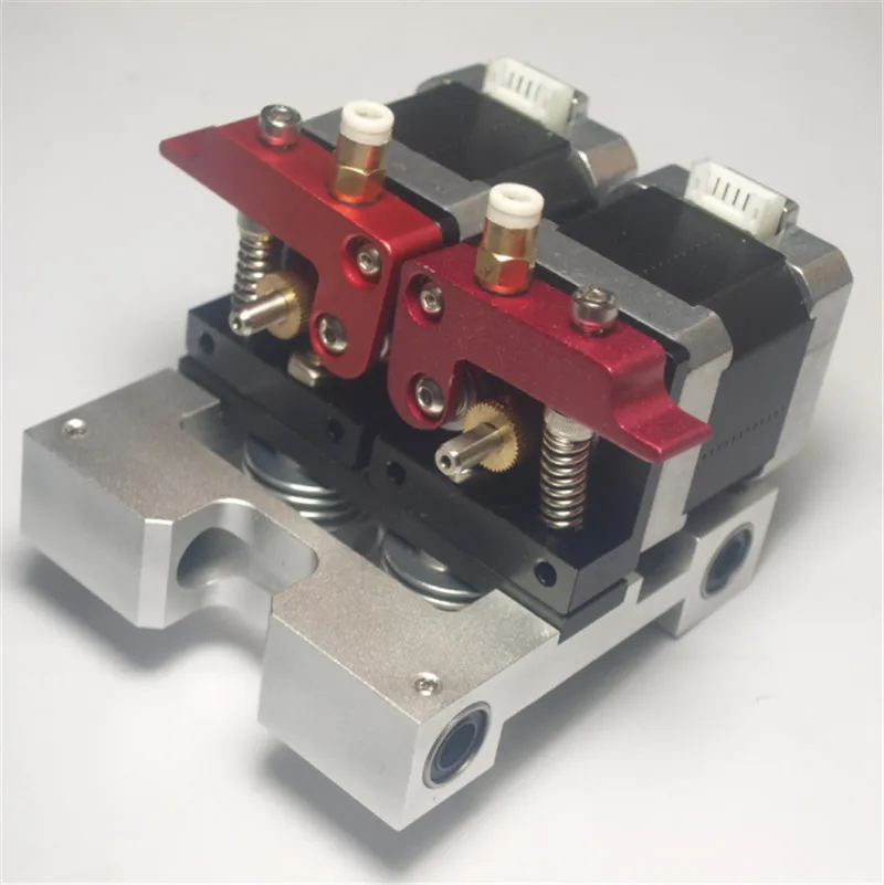 Reprap репликатор 3D принтер металлический двойной прямой экструдер комплект 1 75 мм