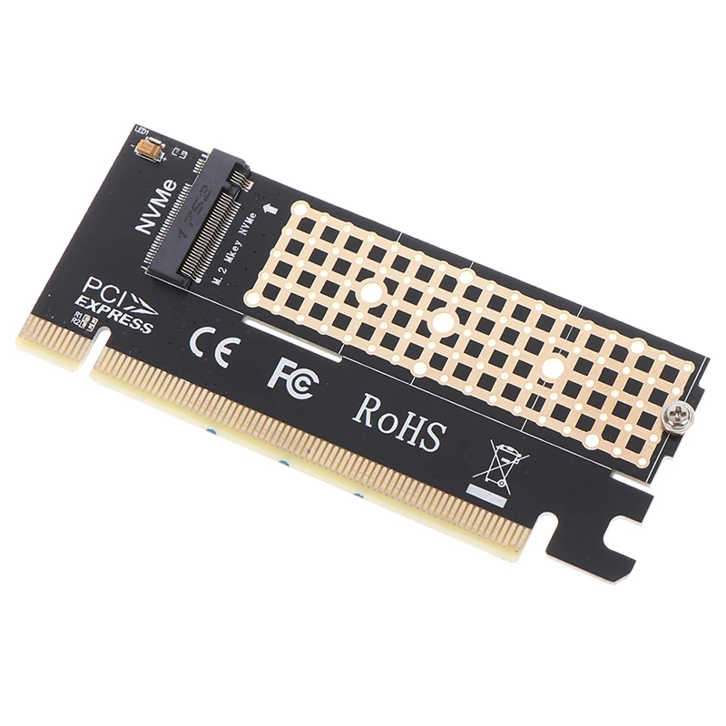

M.2 NVMe SSD NGFF to PCIE 3.0 X16 Adapter M Key Interface Card FULL SPEED