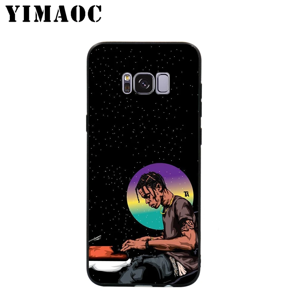 YIMAOC трэвиса скотта хип-хоп мягкий силиконовый чехол для samsung Galaxy A3 A5 A6 Plus 2017 2016 S6 S7