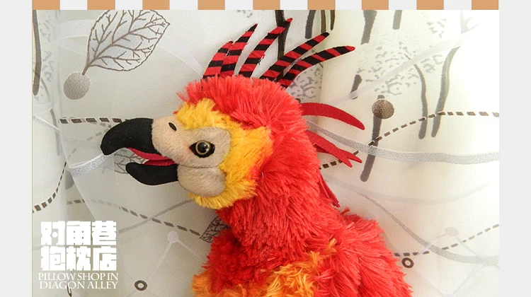 Плюшевые игрушки Poseable Fawkes плюшевая кукла в подарок на день рождения бесплатная