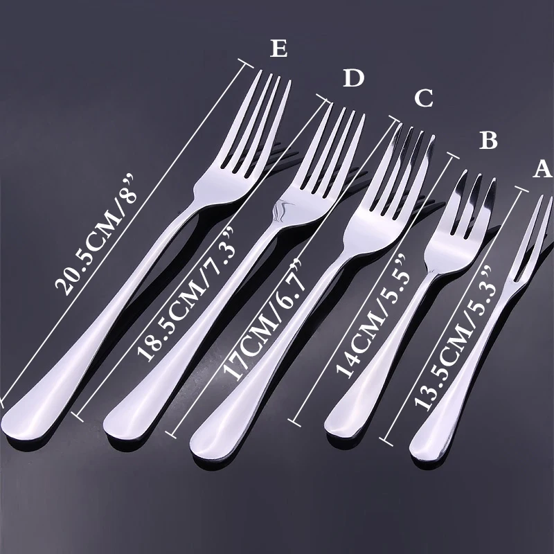 6 шт. детский десерт из нержавеющей стали|stainless fork|stainless steel forkstainless fruit fork |