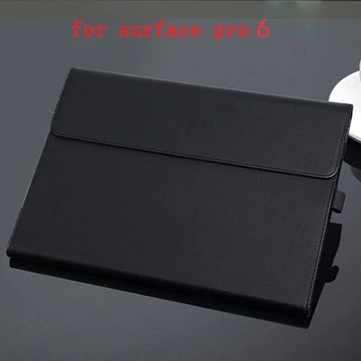 Surface Pro 6 black Новинка, модный унисекс чехол для планшета с откидной крышкой и подставкой для microsoft Surface Pro 3 4 5 6 12 12,3 дюймов, чехол для мужчин и женщин - Цвет: Surface Pro 6 black