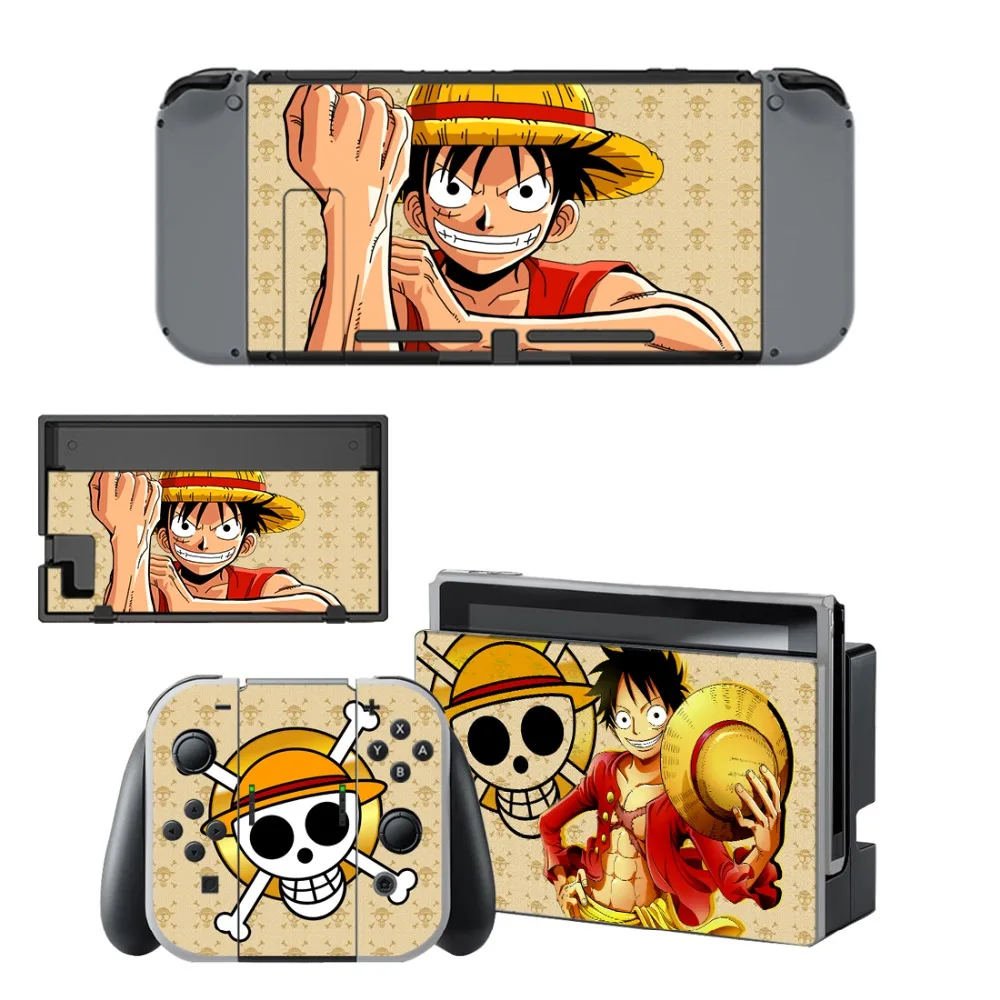 Аниме One Piece Luffy Skin Sticker vinyl для NintendoSwitch консоли Nintendo Switch NS и контроллера Joy