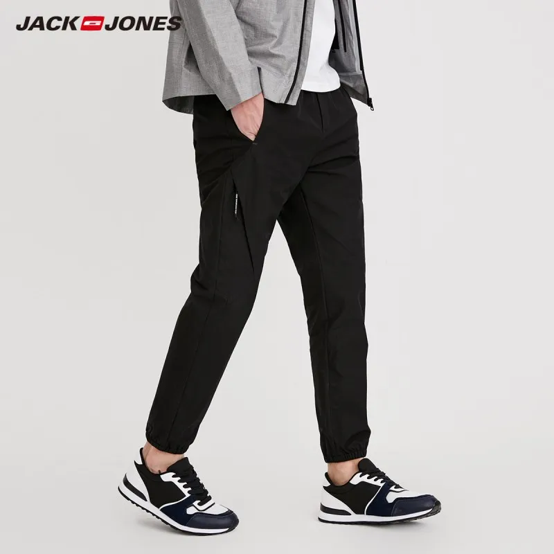 JackJones мужские хлопковые брюки с эластичной резинкой на талии Мужская одежда 2019