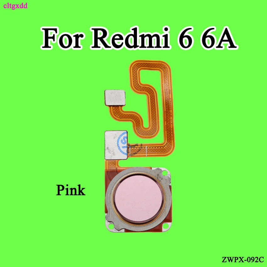Cltgxdd для Xiaomi Redmi 6A сканер отпечатков пальцев кнопка домой гибкий кабель сенсорный