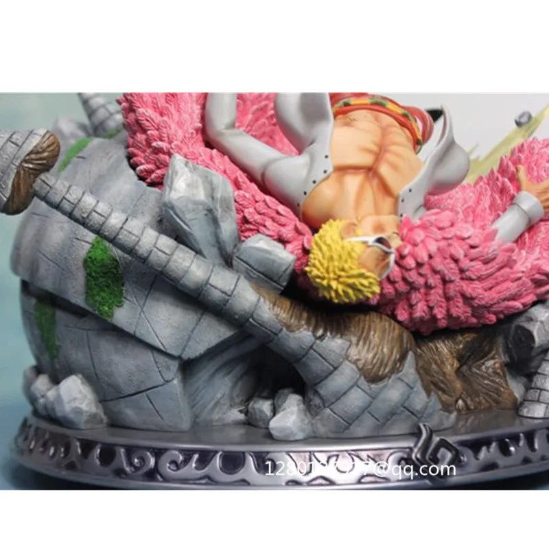 Статуя один кусок четвертое снаряжение Обезьяна D Луффи против donquixote doflamingo полная длина портрет предел анимационная фигурка GK игрушка P1166