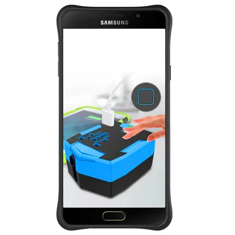 Для samsung A7 2016 A710F чехол противоударный бронированный с поворотом на 360 градусов