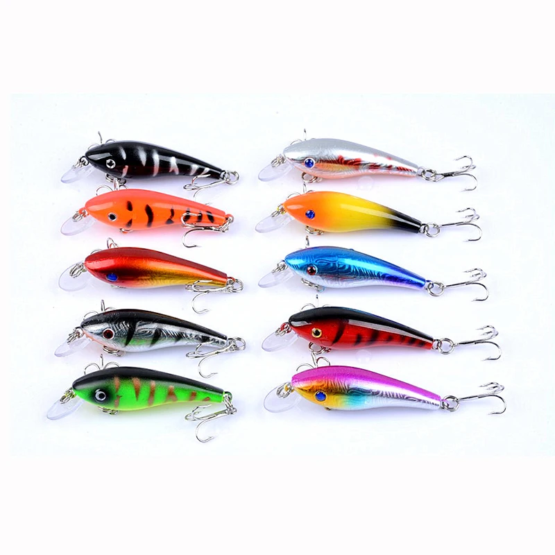 1 шт. рыболовные приманки 5 7 см 4 г Минноу Crankbait Жесткий Приманка плотная Колебание