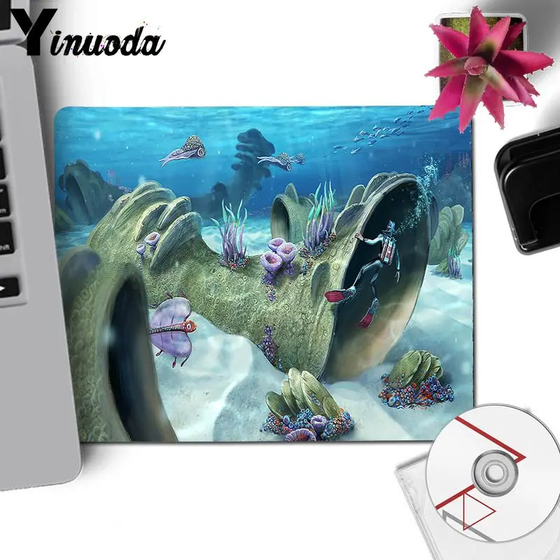Yinuoda мальчик подарок коврик Subnautica игра прочный резиновый коврик для мыши компьютерный игровой коврик для мыши геймер игровой коврик версия коврик для мыши