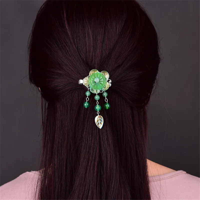 Женские заколки для волос Yanting стеклянные глазурованные цветочные аксессуары