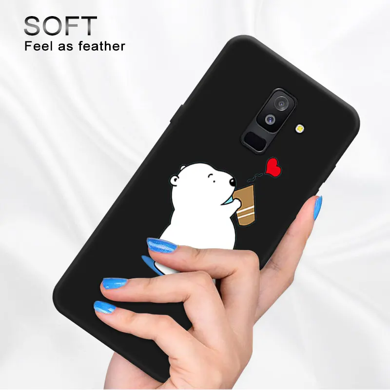 for Samsung Galaxy A10 A30 A50 A3 A5 2016 2017 Soft TPU Four Cover A6+ 2018 / A6 Plus J8 Case A310 510 |