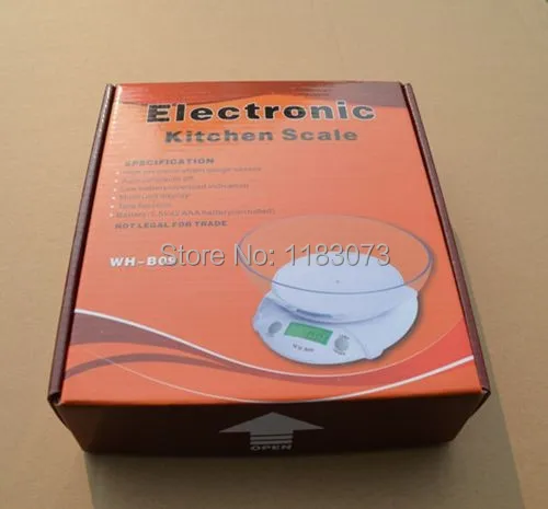 Цифровые кухонные весы с чашей электронный бытовой прибор для взвешивания