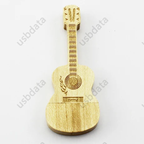 

100% Real Capacity Unique Wooden Guitar Usb Flash Drive 64GB 512GB 1TB Memory Stick/Pendrive/Gift Pen Drive 32GB 128GB USB Stick