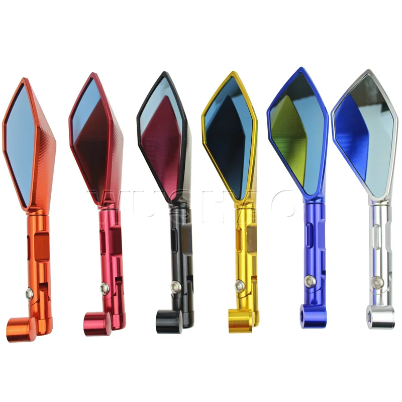 Мотоцикл Универсальный CNC заднего зеркала с монтажным адаптером держатель зажим